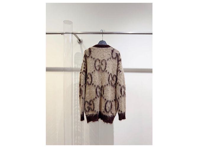 Gucci Strickjacke aus Wolle und Mohair Mehrfarben - Ansicht 2
