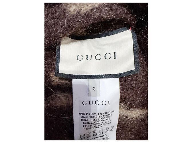 Gucci Strickjacke aus Wolle und Mohair Mehrfarben - Ansicht 4