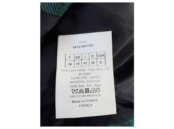Chaqueta Dior de lana para mujer talla 38 Multicolor - vista 5