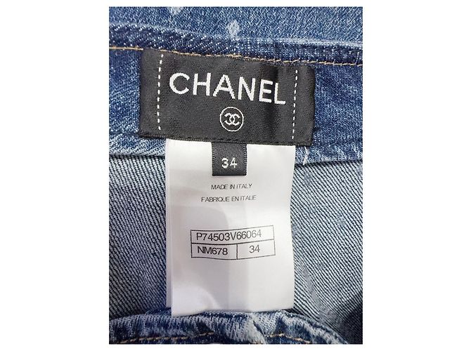 Vaqueros Chanel de denim Multicolor - vista 5