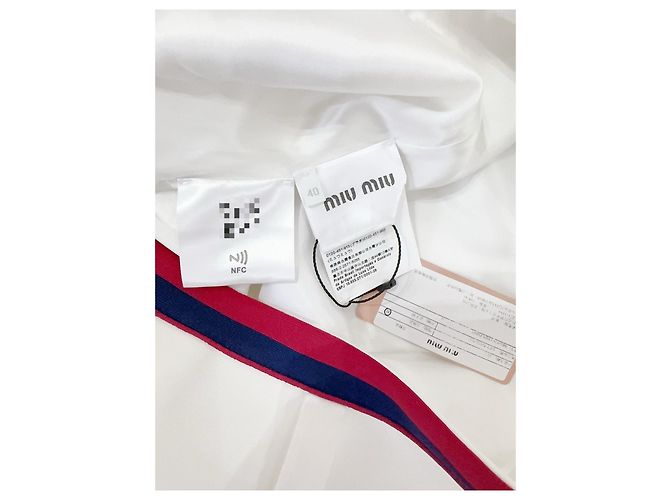 Falda Miu Miu Tennis Club de algodón Multicolor - vista 4