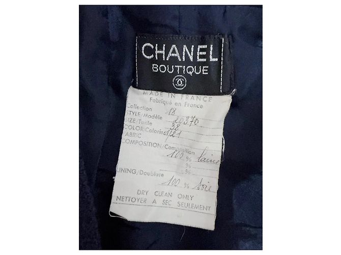 Chanel Tweed Jacke und Rock Set Größe 38 Mehrfarben - Ansicht 8