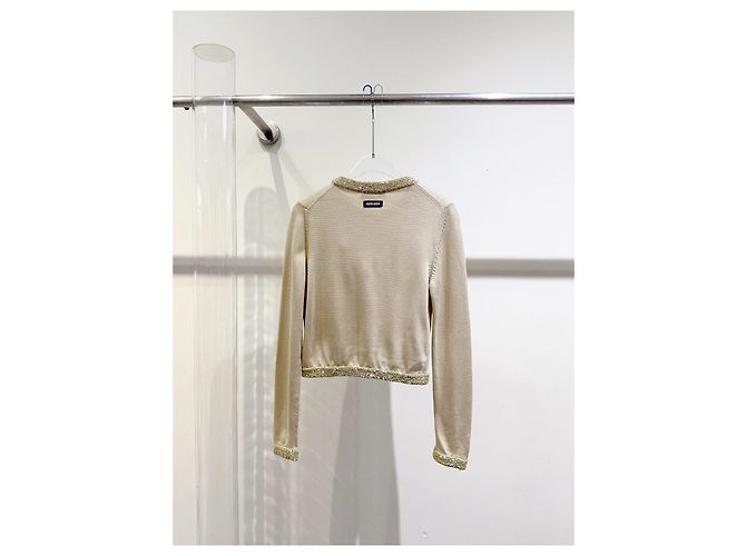 Miu Miu Pailletten Cardigan aus Baumwolle Mehrfarben - Ansicht 5