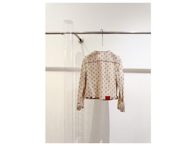 Abrigo Hermès de algodón con estampado Pig-nose Multicolor - vista 3