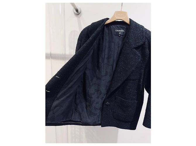Chanel Tweed Jacke Oversize Mehrfarben - Ansicht 4