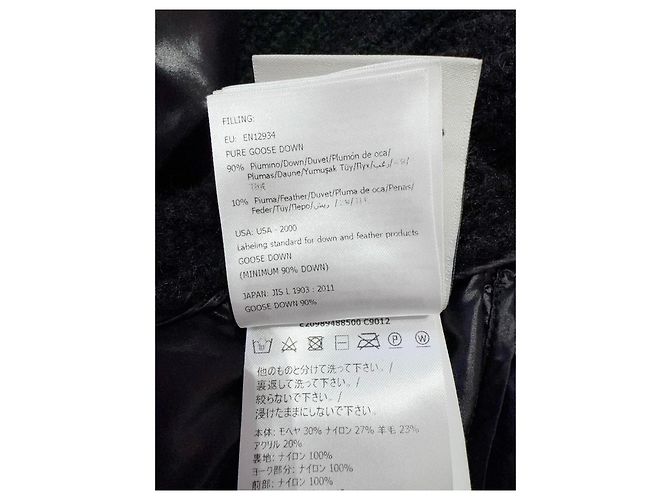 Piumino Moncler Nero Donna XS Multicolore - vista 5