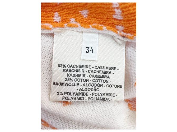 Hermès Strickjacke aus Kaschmir Damen 34 Mehrfarben - Ansicht 5