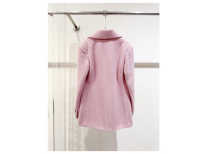 Chanel Jacke aus rosa Tweed Größe 36 Mehrfarben - Ansicht 4