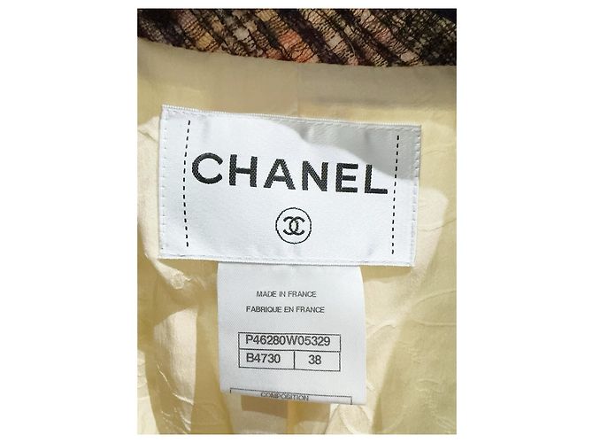 Abrigo Chanel Edinburgh de tweed Multicolor - vista 3
