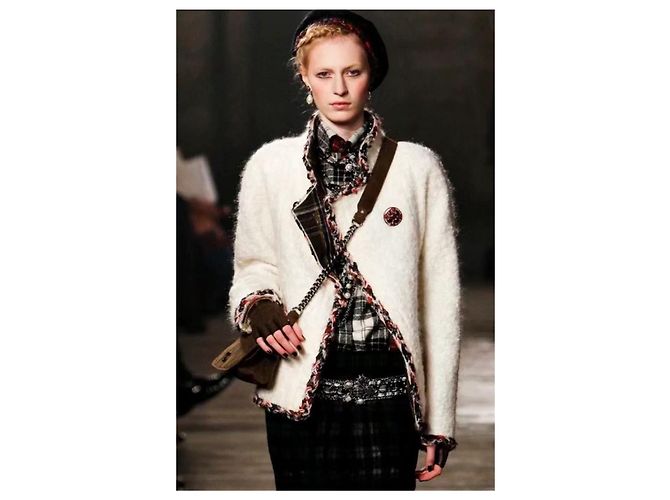 Abrigo Chanel Edinburgh de tweed Multicolor - vista 6