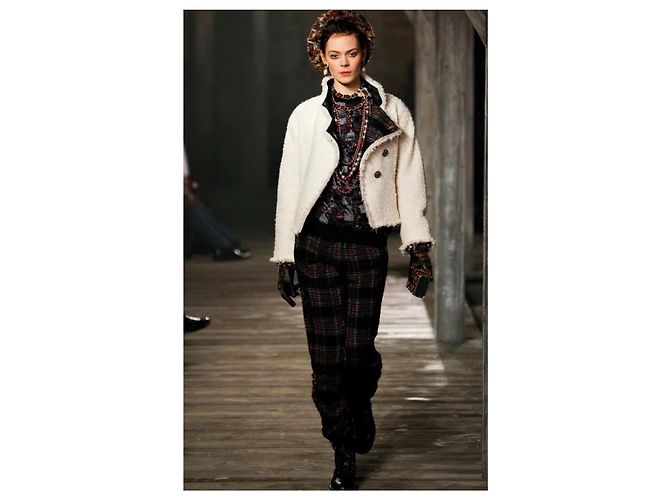 Abrigo Chanel Edinburgh de tweed Multicolor - vista 7