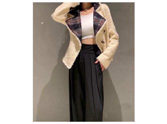 Abrigo Chanel Edinburgh de tweed Multicolor - vista 8