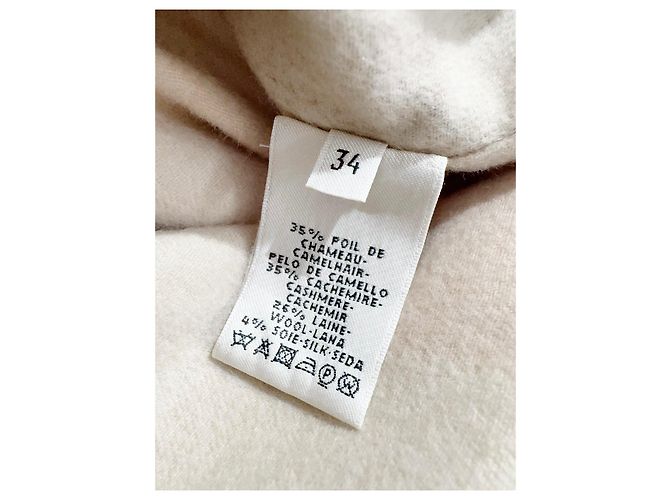 Hermès Kaschmir Seiden Mantel Damen Größe 34 Mehrfarben - Ansicht 5