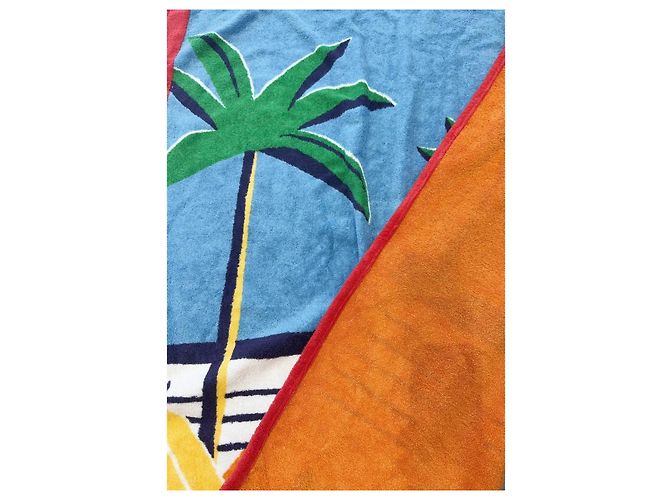 Pareo Hermès in cotone 150 x 95 cm Multicolore - vista 4