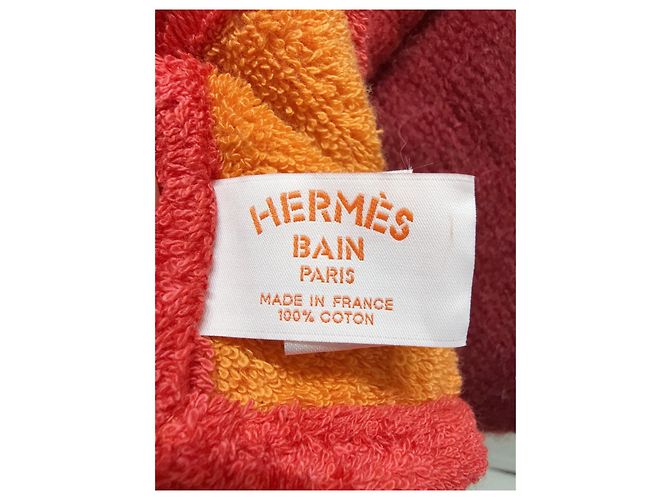 Pareo Hermès in cotone 150 x 95 cm Multicolore - vista 5