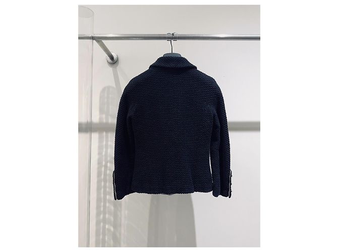 Chanel Jacke aus schwarzem Tweed Größe 34 Mehrfarben - Ansicht 5