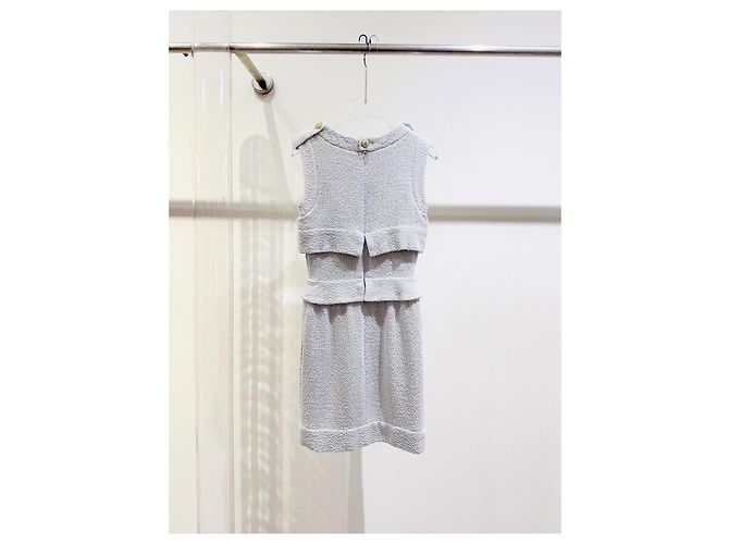 Chanel Tweed Kleid Mehrfarben - Ansicht 5