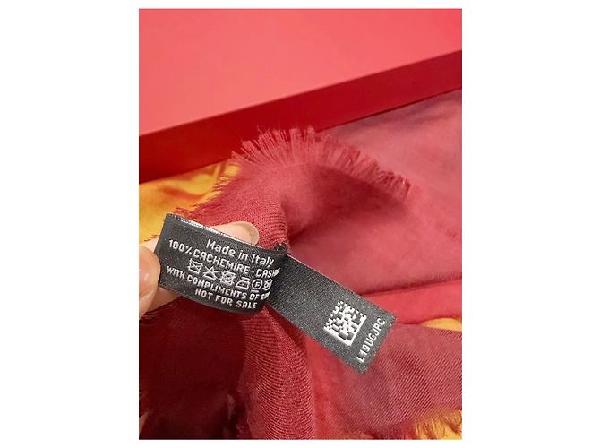 Sciarpa Chanel in cashmere multicolore - vista 4