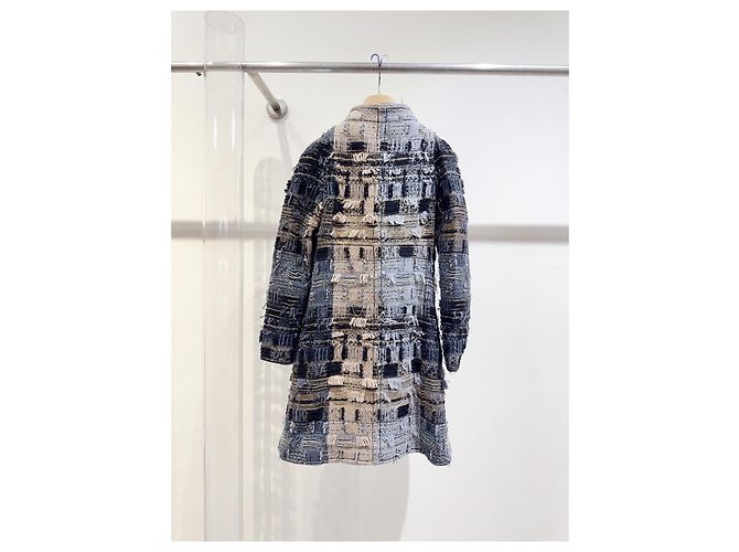 Abrigo Chanel de Tweed Multicolor - vista 2