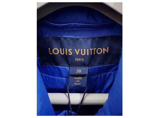 Louis Vuitton Daunenjacke Lammleder Patchwork Polyamid 38 Mehrfarben - Ansicht 3
