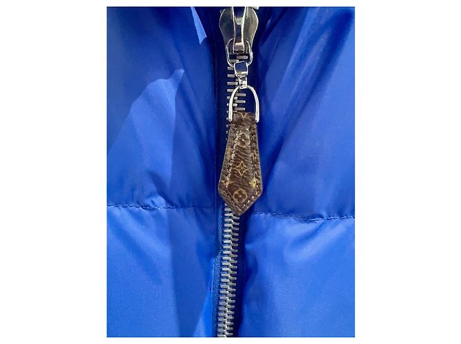Louis Vuitton Daunenjacke Lammleder Patchwork Polyamid 38 Mehrfarben - Ansicht 4