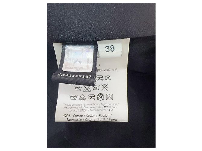 Casaco Fendi de algodão com pele couro e strass Multicor - vista 6