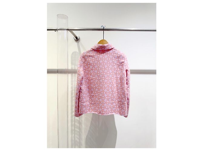 Abrigo Hermès Rosa de Cashmere Pig-nose Multicolor - vista 3