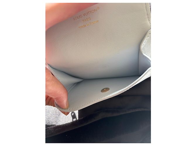 Louis Vuitton light blue leather wallet - view 5