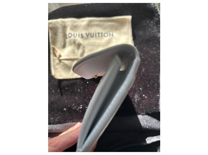 Louis Vuitton light blue leather wallet - view 7