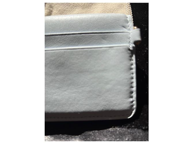 Louis Vuitton light blue leather wallet - view 9
