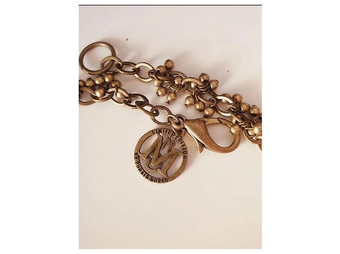 Collana plastron Zuhair Murad x Mango ornata di cristalli e perle Argento D'oro - vista 6