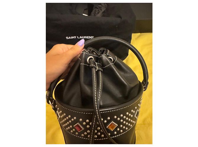 Borsa a secchiello Yves Saint Laurent Nero - vista 13