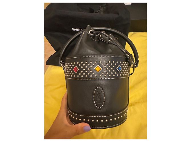 Borsa a secchiello Yves Saint Laurent Nero - vista 2