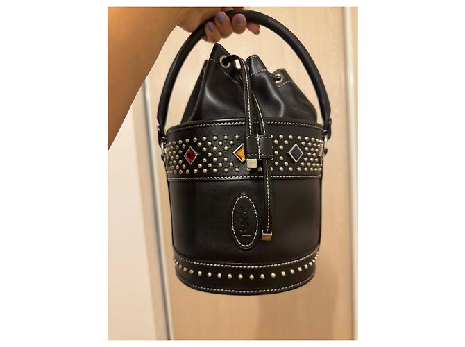 Borsa a secchiello Yves Saint Laurent Nero - vista 5
