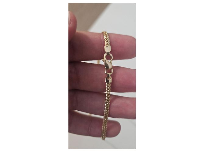 Autre Marque Collar Malla Inglesa de Oro Amarillo 18k Dorado - vista 4