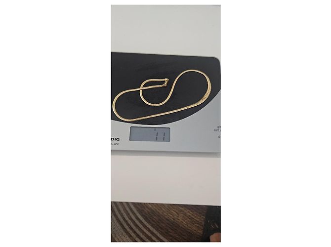 Autre Marque Collar Malla Inglesa de Oro Amarillo 18k Dorado - vista 6