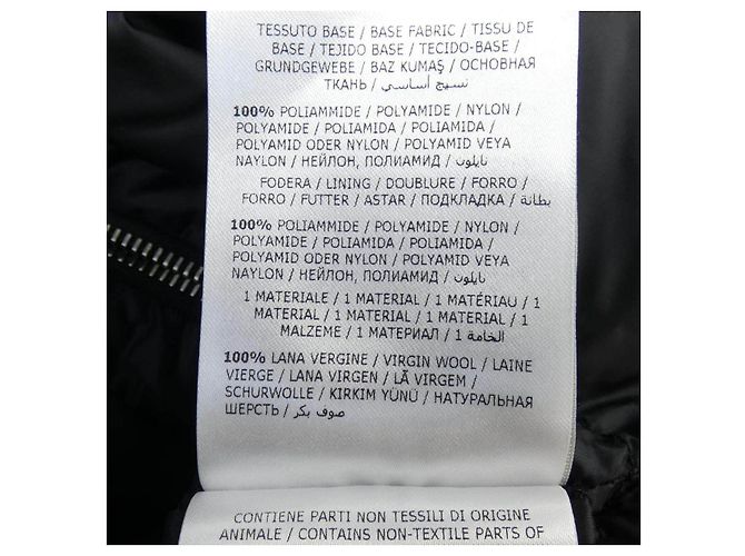 Abrigo de plumón Moncler Negro - vista 3