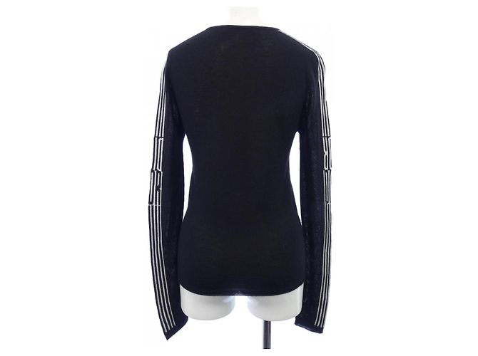Malha de seda e cashmere Christian Dior DIORALPS Preto - vista 2