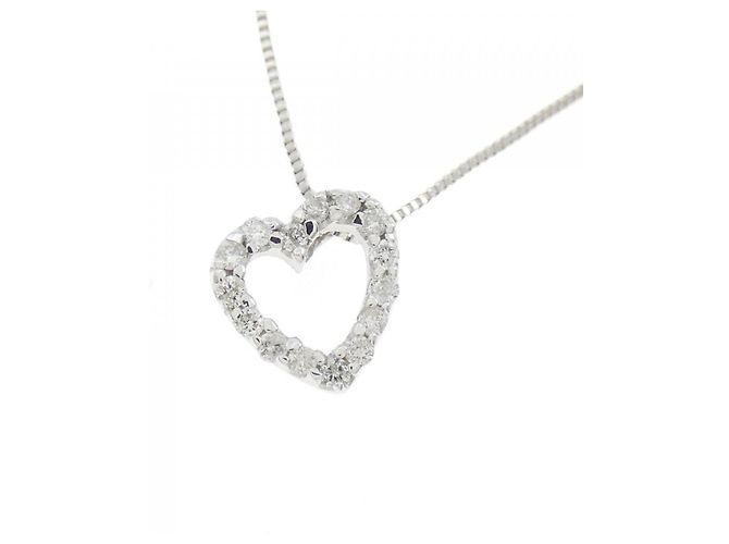 Autre Marque Collana in oro bianco Au750 e diamanti Argento - vue 3