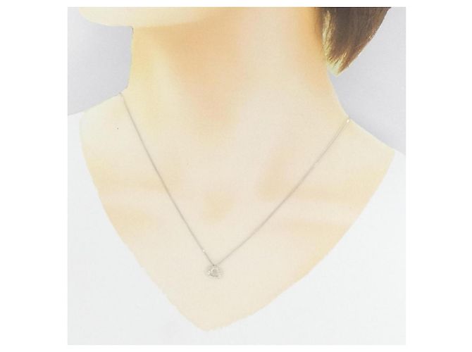 Autre Marque Collana in oro bianco Au750 e diamanti Argento - vue 6