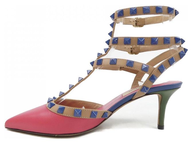 Décolleté Valentino Garavani Rosa Beige - vista 2