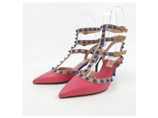 Décolleté Valentino Garavani Rosa Beige - vista 3