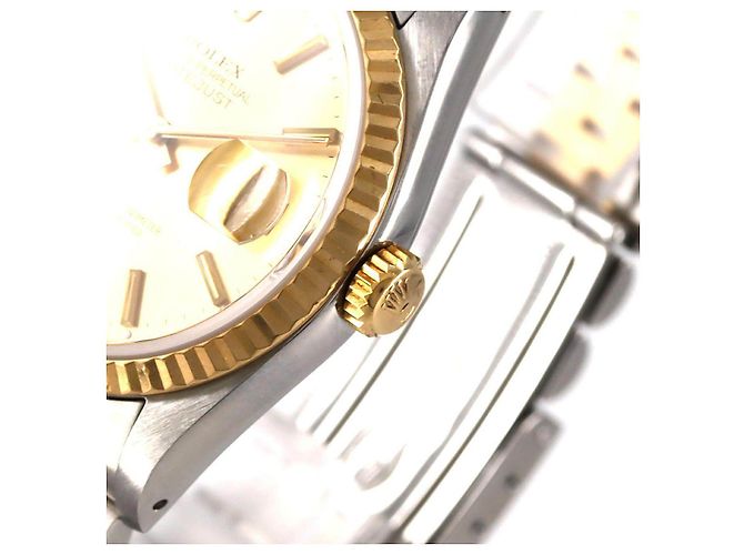 Rolex Datejust Stainless Steel Yellow Gold Automatic D'oro - vista 4