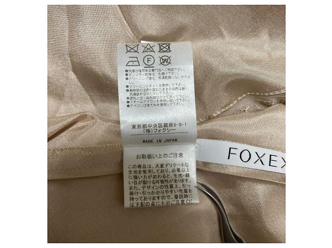 Autre Marque Falda transparente de plis aleatorios FOXEY Beige - vista 5