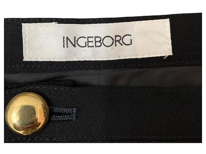 Autre Marque Falda sirena Ingeborg Negro - vista 4