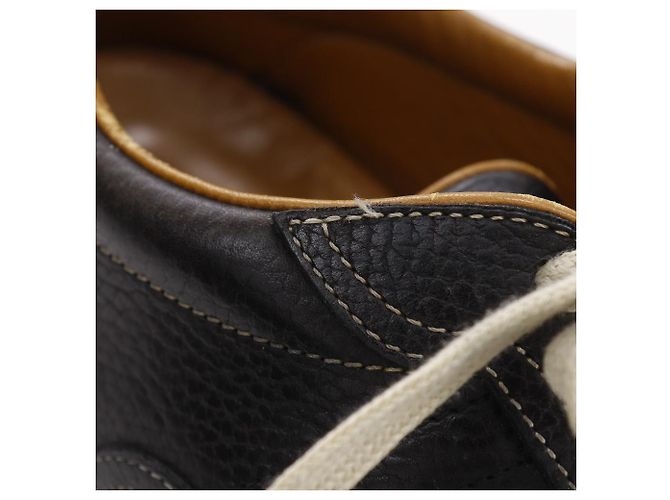 Hermès Quick41 1/2 Leder-Sneaker Schwarz - Ansicht 11