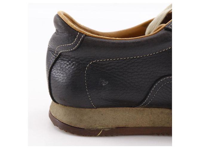 Hermès Quick41 1/2 Leder-Sneaker Schwarz - Ansicht 12