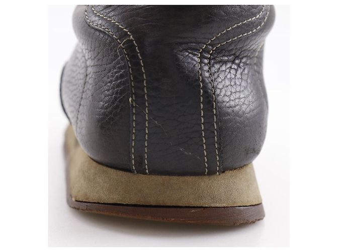 Hermès Quick41 1/2 Leder-Sneaker Schwarz - Ansicht 13