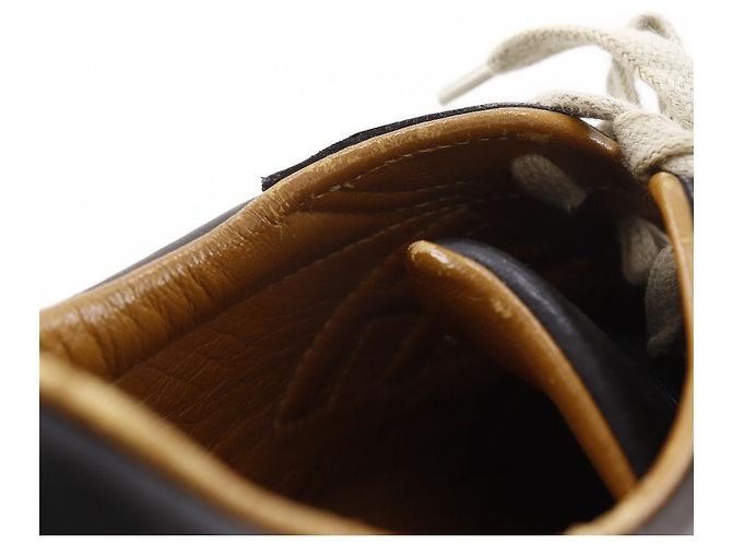 Hermès Quick41 1/2 Leder-Sneaker Schwarz - Ansicht 17