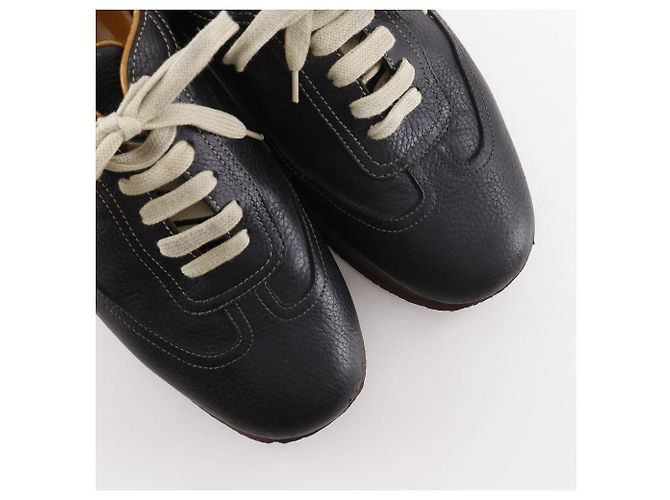 Hermès Quick41 1/2 Leder-Sneaker Schwarz - Ansicht 4